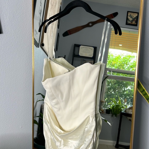 HOUSE OF CB 'Persephone' Ivory Strapless Corset Dress NWOT - Picture 7 of 10